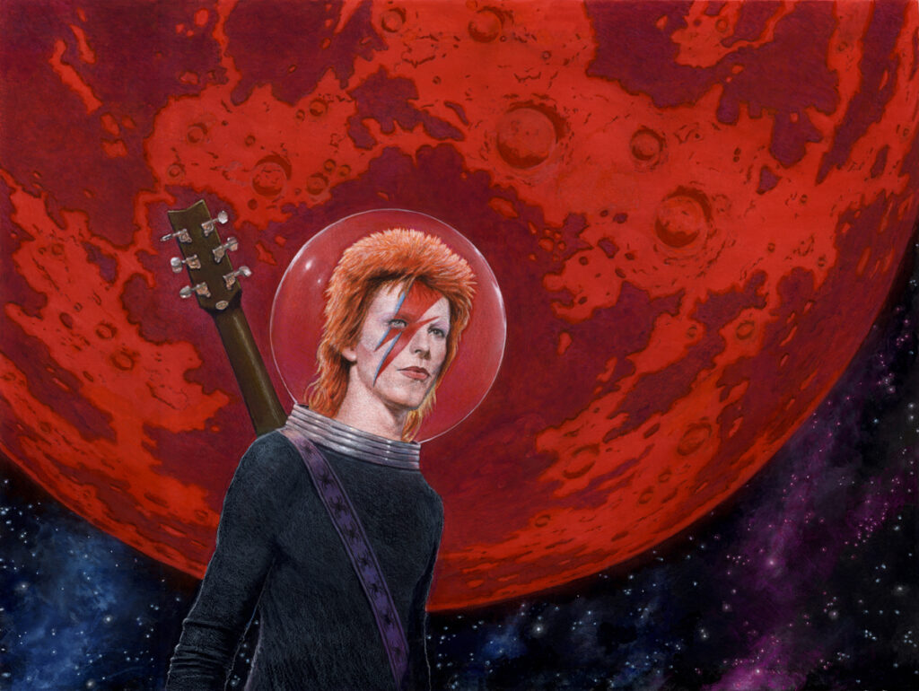 David Bowie, James Benley, James Bentley art, James Bentley artist, James Bentley illustration, James Bentley illustrator, illustration, illustration art, illustrator, illustration artists, contemporary illustration, artwork