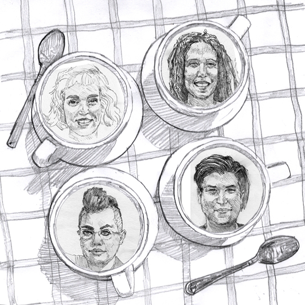 Glitter Bean Cafe owners