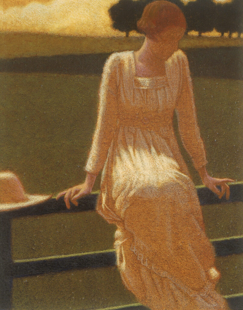 Dreamer, Gift of the Magi, James Benley, James Bentley art, James Bentley artist, James Bentley illustration, James Bentley illustrator, illustration, illustration art, illustrator, illustration artists, contemporary illustration, artwork, Gold metal