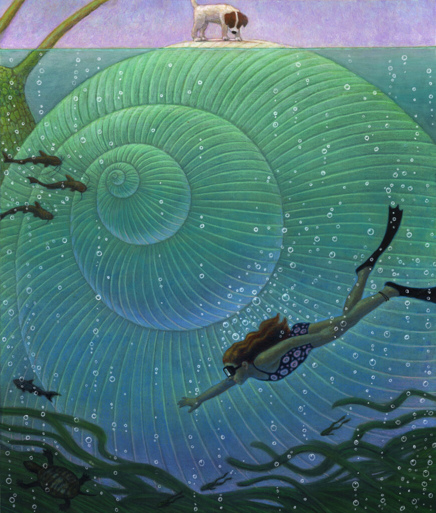 Great Giant Snail, The great Giant Sea Snail, Gift of the Magi, James Benley, James Bentley art, James Bentley artist, James Bentley illustration, James Bentley illustrator, illustration, illustration art, illustrator, illustration artists, contemporary illustration, artwork, Great