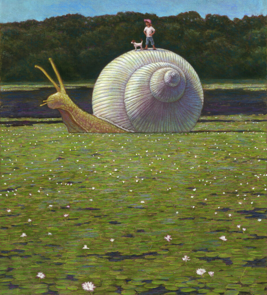 Great Giant Snail, The great Giant Sea Snail, Gift of the Magi, James Benley, James Bentley art, James Bentley artist, James Bentley illustration, James Bentley illustrator, illustration, illustration art, illustrator, illustration artists, contemporary illustration, artwork, Great